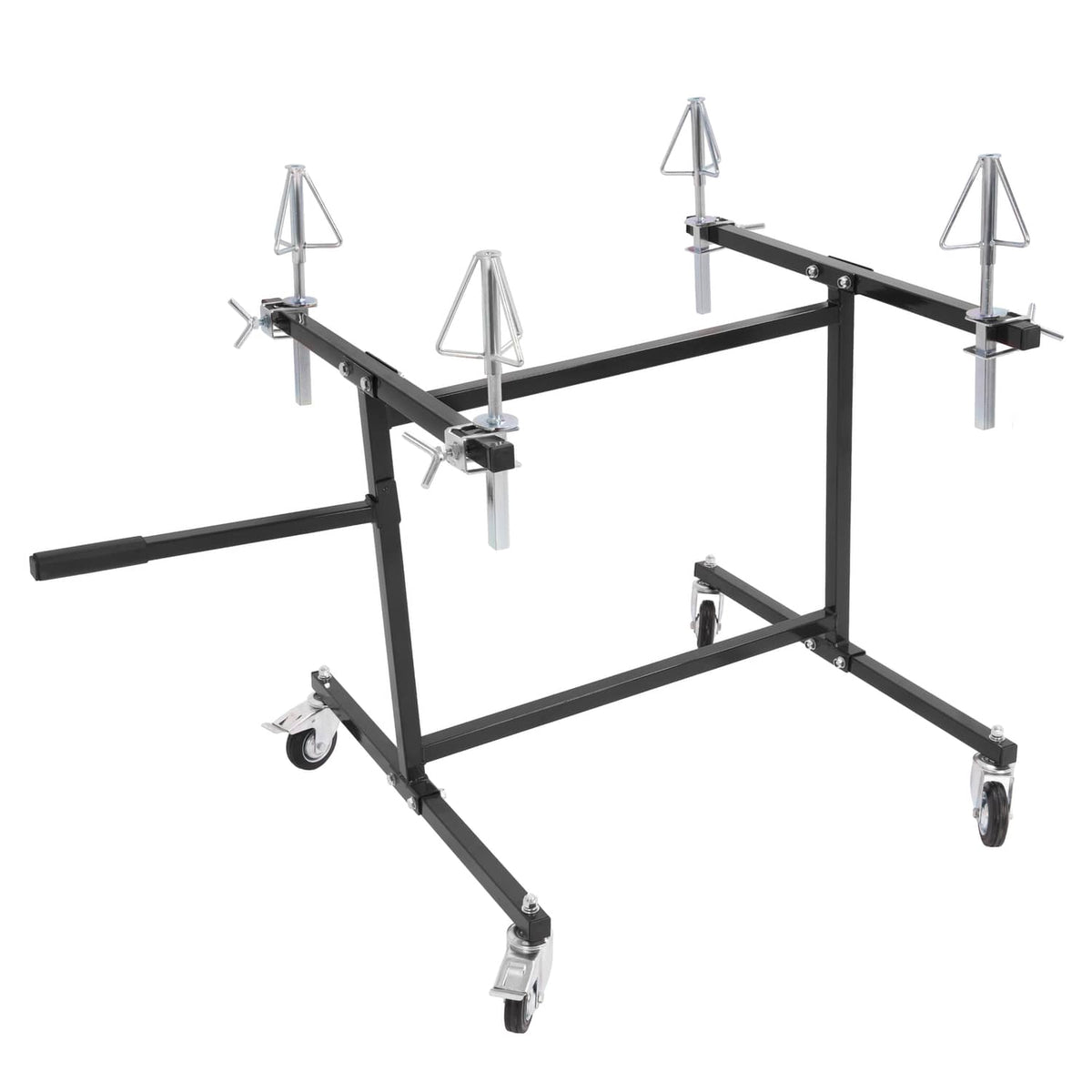 Solid Spare Foldable Wheel Paint Stand Panel Painting Stand For Auto Body Parts and Rims