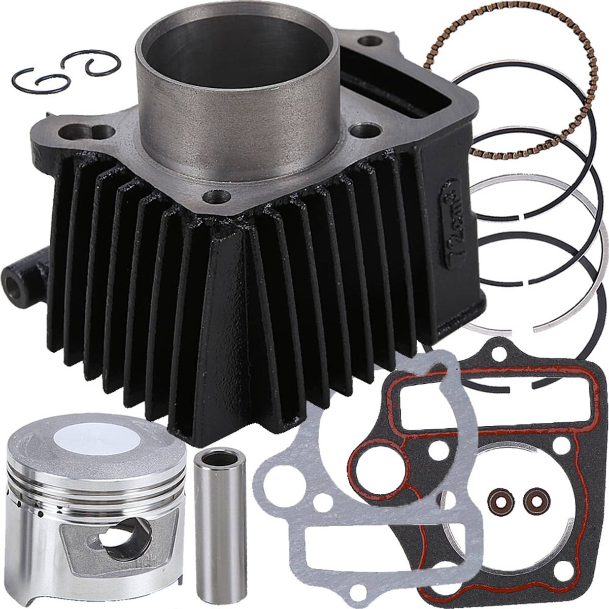 Solidspare Piston Cylinder Gasket Top End Kit for Honda CRF70F CT70 XR70R TRX70 Engine 70cc