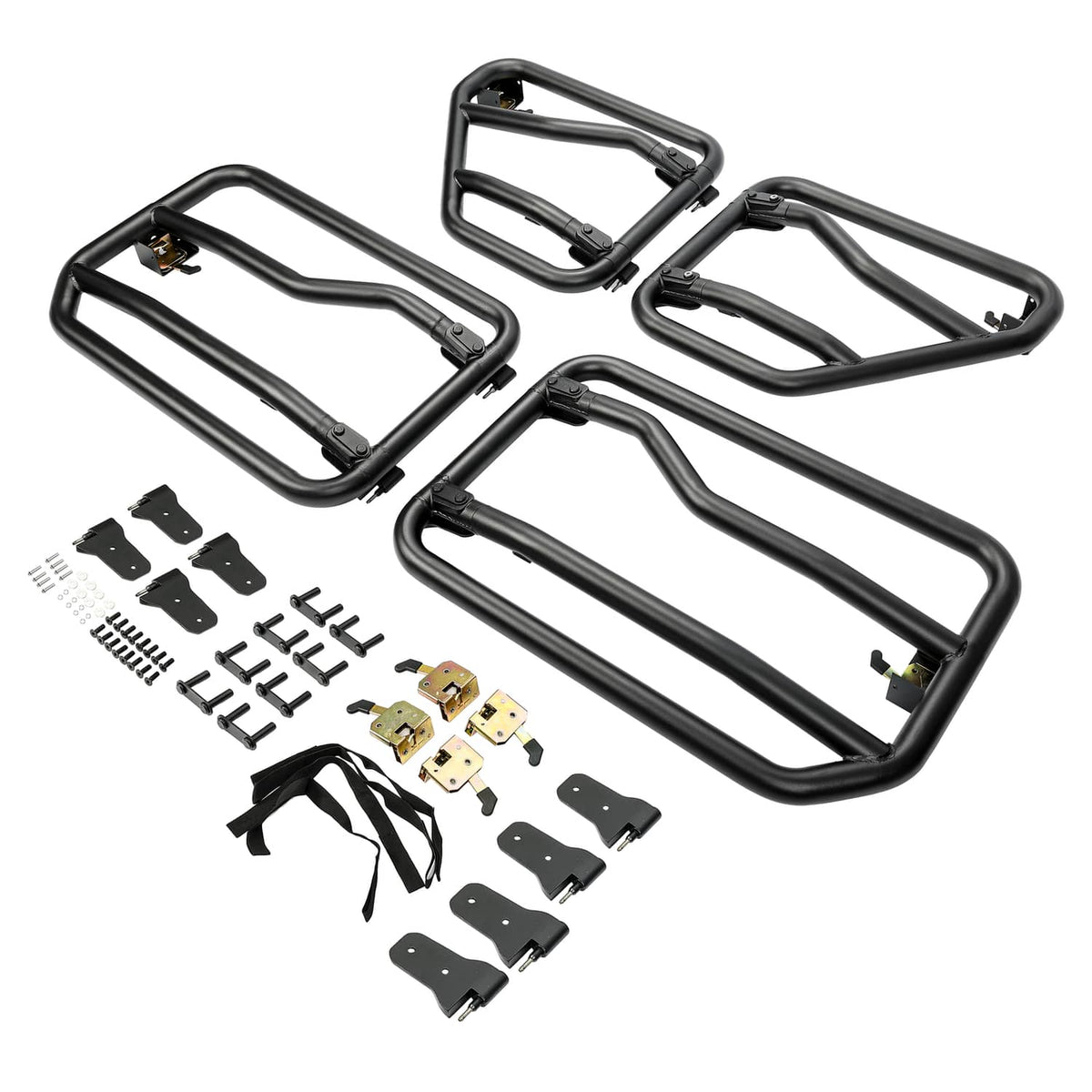 Solid Spare Steel Tube Doors Half Door For Jeep Gladiator Wrangler JL 2018-2024 77072498AC