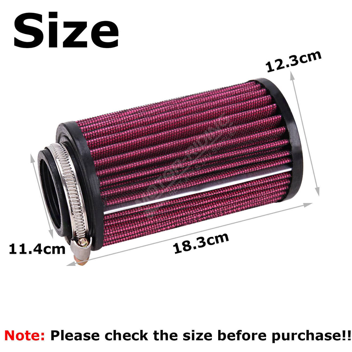 Solidspare For Yamaha Banshee YFZ350 Carburetor Air Pod Intake Filter Cleaner Carb 26mm