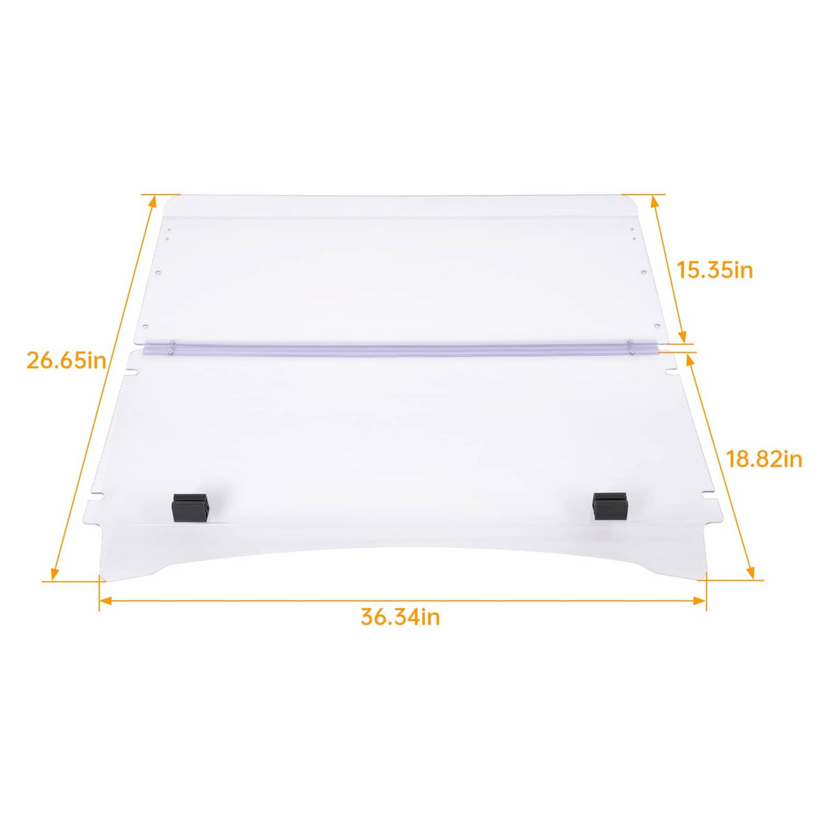 Solidspare Folding Windshield Windscreen For ICON I20 I40 I60 I20L I40L I60L Golf Cart