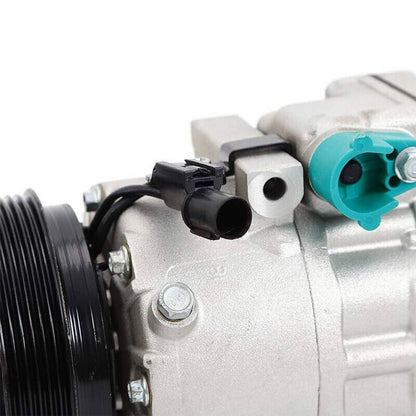 Solidspare AC Aluminum Compressor w/Clutch for Hyundai Sonata 2.4/3.3L 2006-2009 CO 10916C