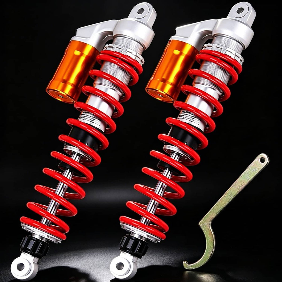 Solidspare Pair Front Shocks Absorbers Set For YAMAHA RAPTOR YFM 660R 700 700R YFZ450 ATV