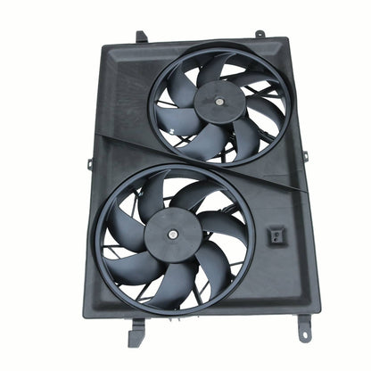 Solidspare Dual Radiator Cooling Fan Fits For 07-2017 GMC Acadia 2009-17 Chevrolet Traverse