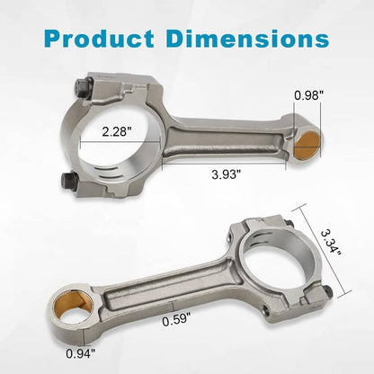 Solidspare 8Pcs Floating Pin Connecting Rod 12577583 For GM 5.3L 6.0L 6.2L LS2 LS3 Gen IV