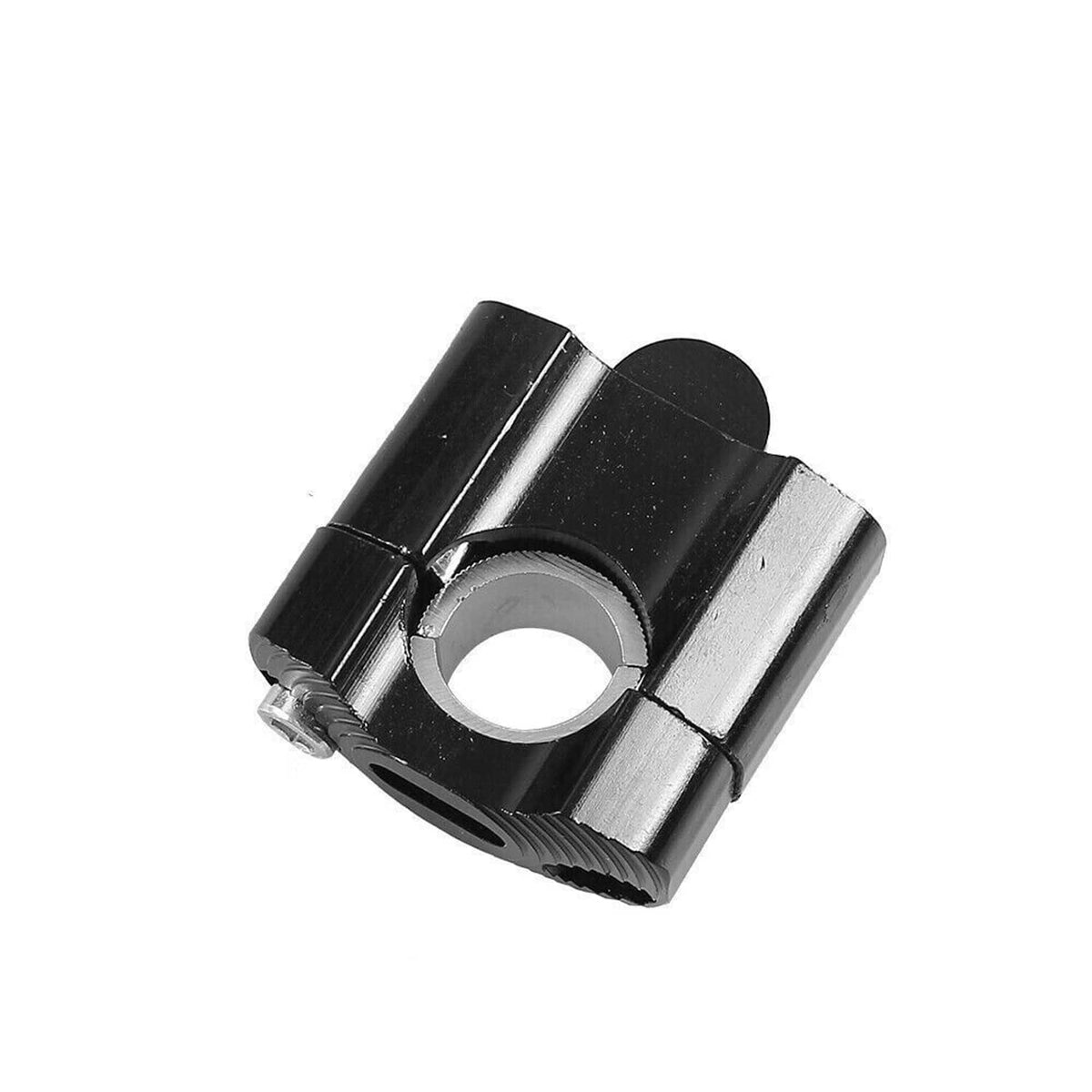 Solidspare Black HandleBar Fat Bar Mount Clamps Risers Adaptor 7/8" to 1 1/8" Dirt Pit Bike