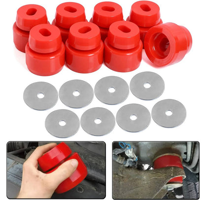 Solidspare NEW Silicone Body Cab Mount Bushing 7-141 for Chevy Silverado & Sierra 1999-2014