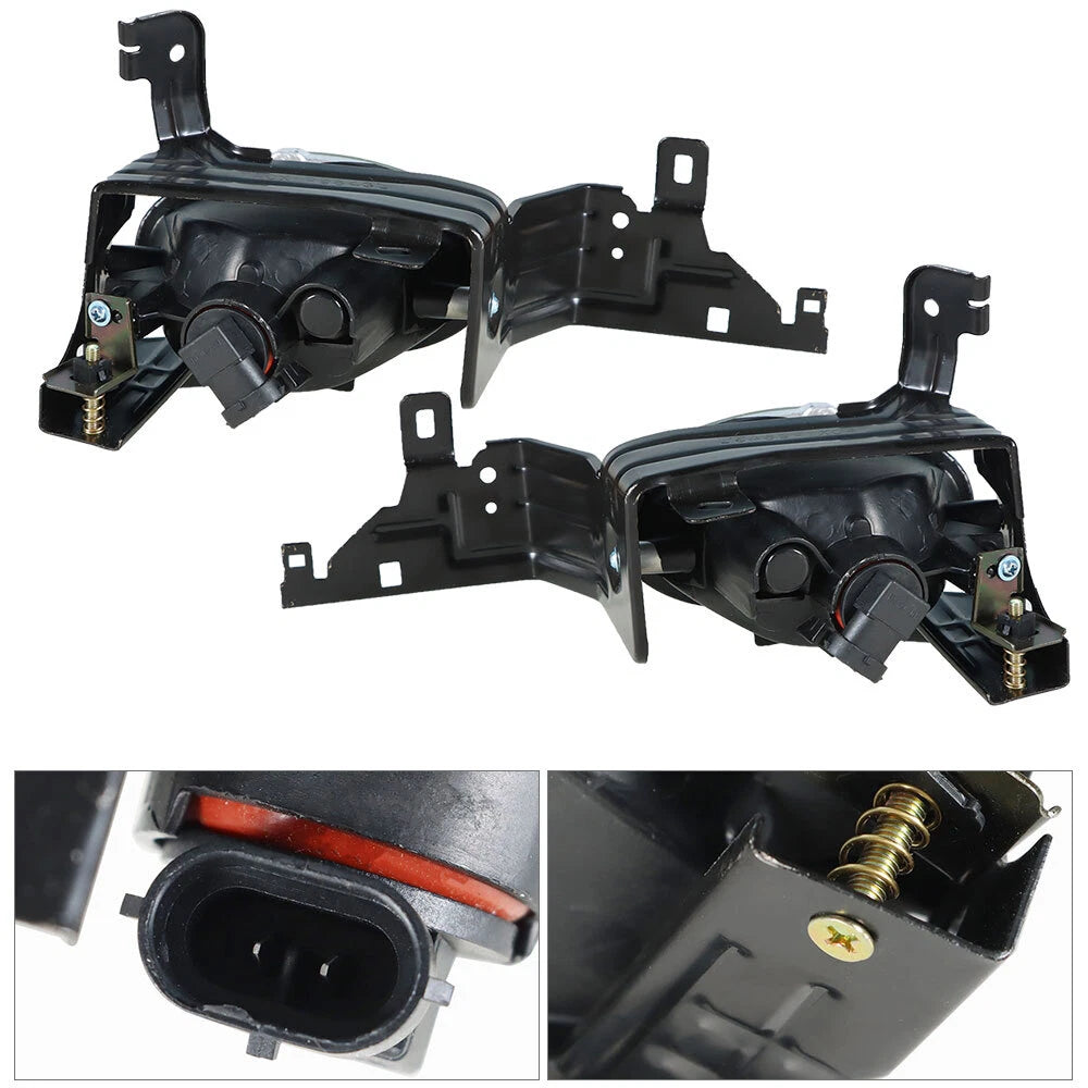 For 2011-2012 Honda Accord Sedan Clear Fog Lights Bumper Driving Lamps+Switch