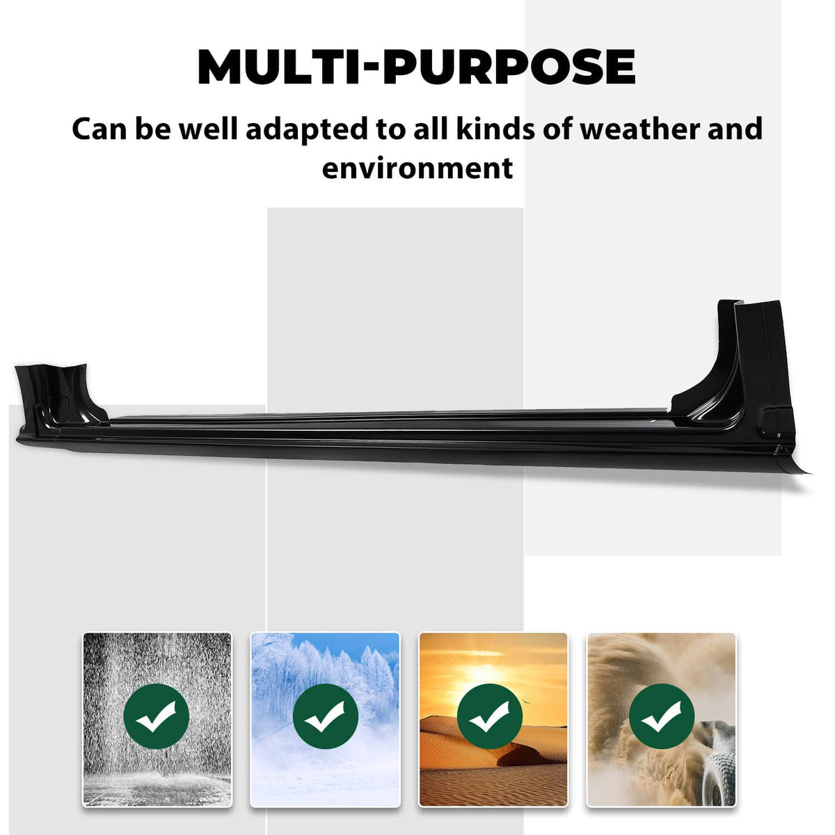 Solid Spare For Chevy Express 1500 2500 3500 Van 96-17 RH Cargo Door Rocker Panel #0812-112
