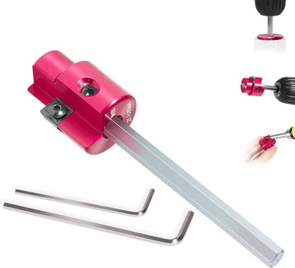 Solidspare Premium 1/2'' PVC Pipe Reamer with 1/4-Inch Hex Shaft, Plastic Pipe Fitting Ream