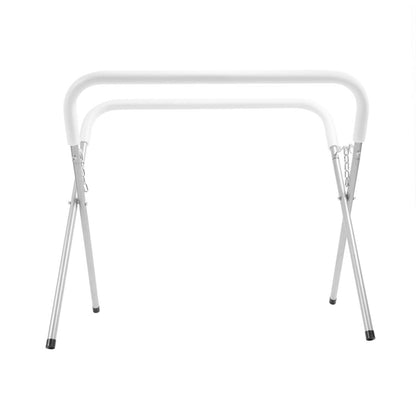 Solid Spare Heavy Duty Auto Body Painting Adjustable Work Stand 500 LBS For Bumpers Silvery