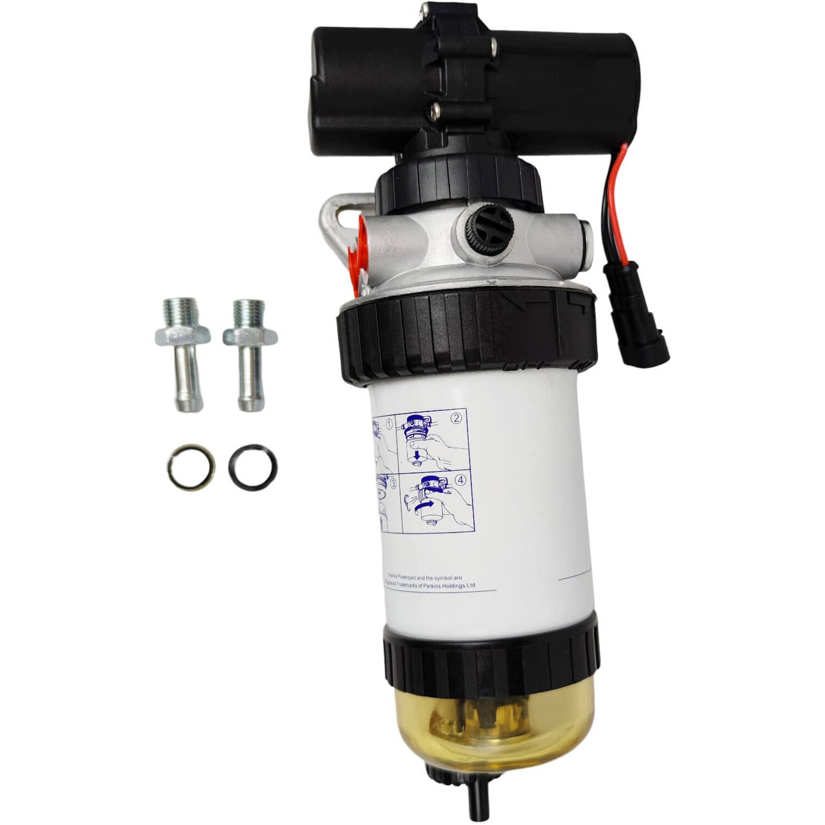 Solid Spare Fuel Pump Filter for New Holland LB110 LB115 6610S 6810S 7610S TB120 TB80 TS100