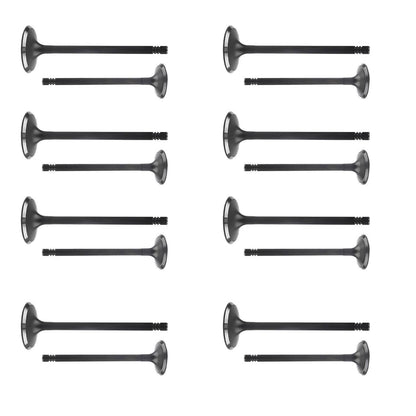 Solidspare 16Pcs Intake Exhaust Valves For 07-17 Chevrolet GM Buick Saturn 2.0L 2.4L Engine