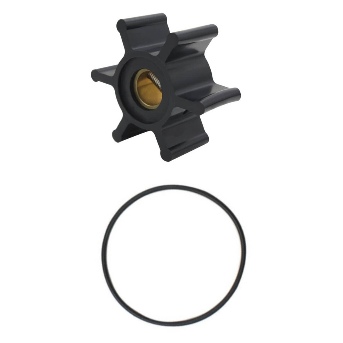 Solid Spare Replaces Yanmar 2GM 2YM 3GM 3YM New Sea Water Pump Impeller w/Oring 128990-42200
