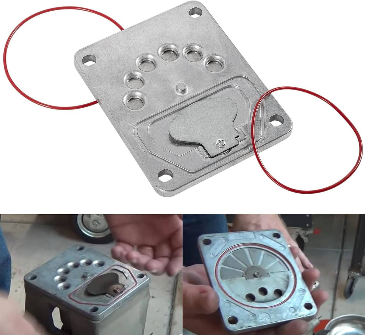 Solid Spare ZAC0032 Valve Plate Kit for Craftsman,Dewalt,Porter Cable,DeVilbiss,Black Decker