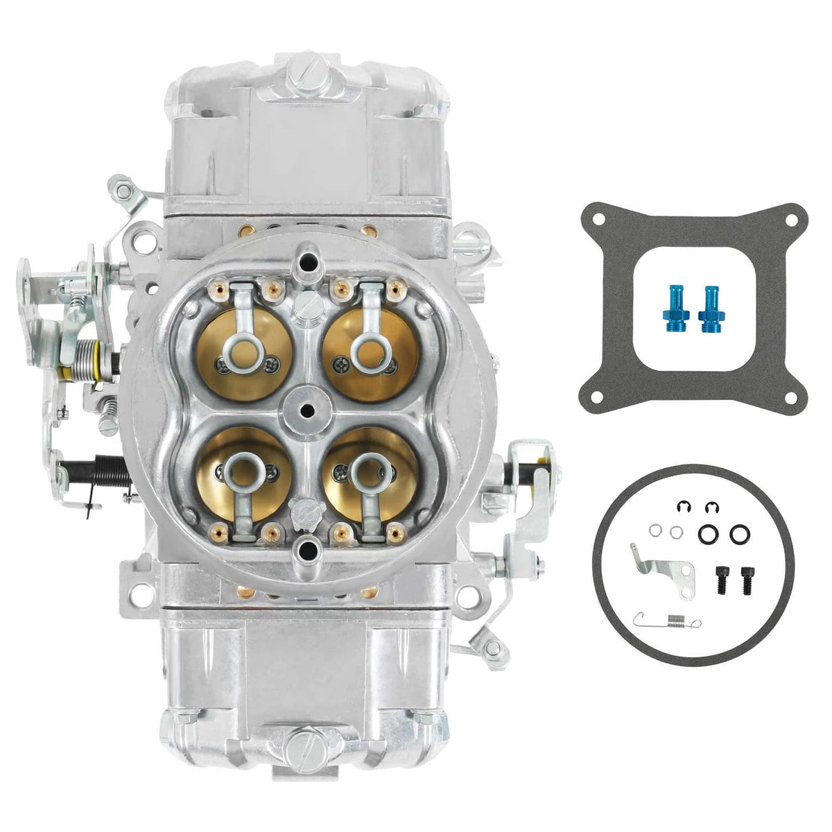 Solidspare 850CFM 4 Barrel Performance Race Carburetor Double Pumper Mechanical BR-67201