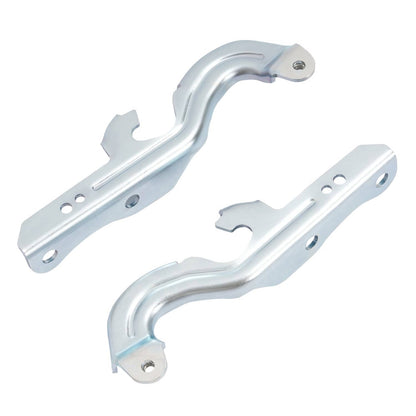 Solid Spare Hood Hinges Set Silvery Driver & Passenger Side For 2011-2024 Dodge Durango