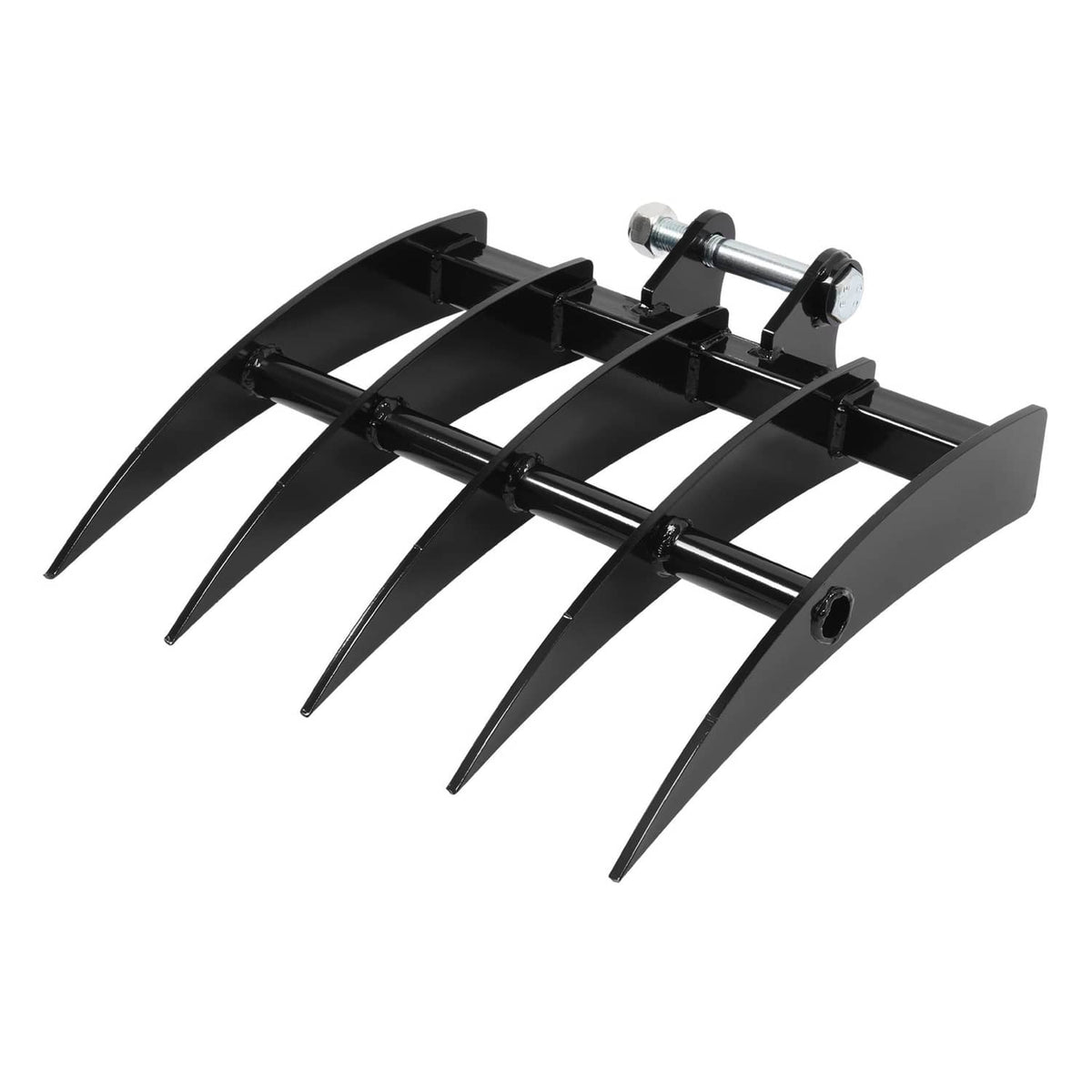 Solidspare Mini Excavator Attachment Rake 5 Tools For Mini Excavator  Heavy Duty Thick