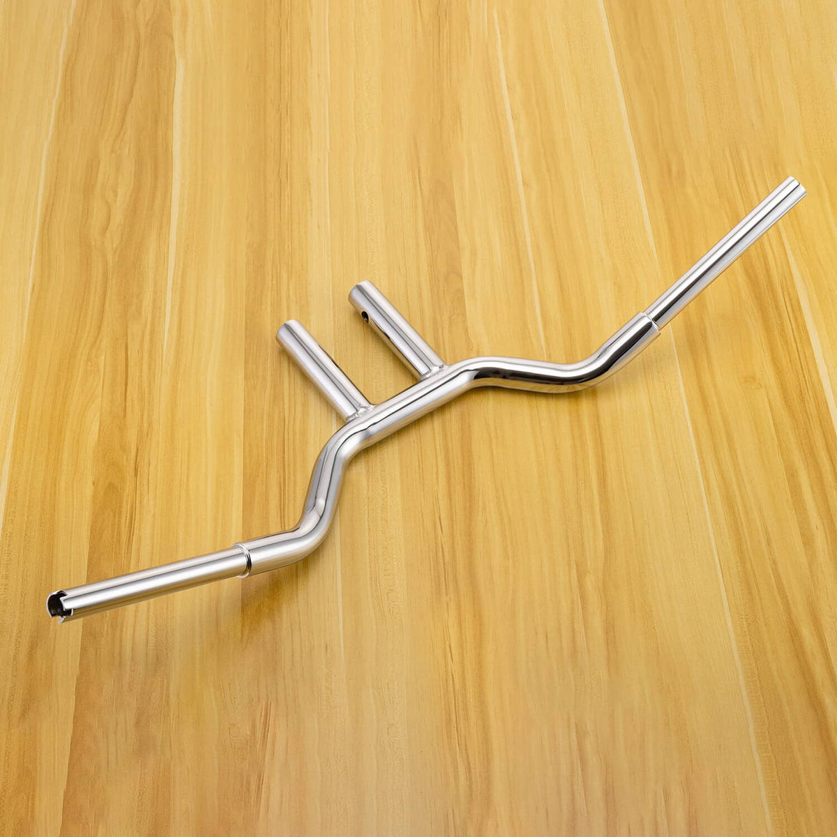 Solidspare 10" MX-T Bars Handlebar Chrome For Harley Softail FLS Sportster Dyna Low Rider