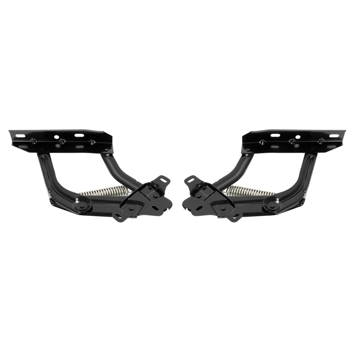 Solid Spare Hood Hinges Pair LH+RH For 1973-1979 Ford F100 F150 F250 F350 Bronco w/ Spring