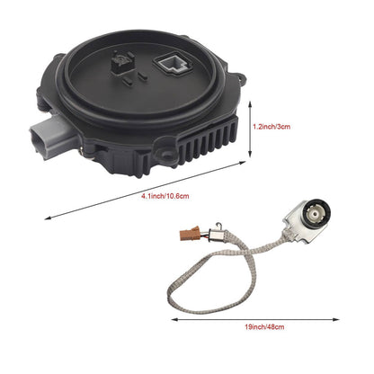 Solidspare Set Xenon Ballast Igniter HID D2S Bulb Kits For 2007-15 Infiniti G35 G37 Q40 Q50