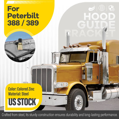 Solid Spare Truck Hood Guide Bracket For Peterbilt 388 389 L11-6133 L116133 Zinc Steel