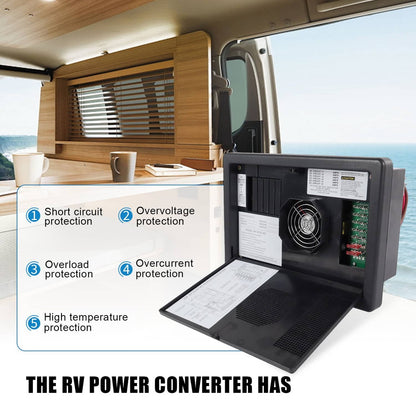 Solidspare for rv,Camper,caravans WF-8735-AD 30 amp rv power Converter Battery Chargers