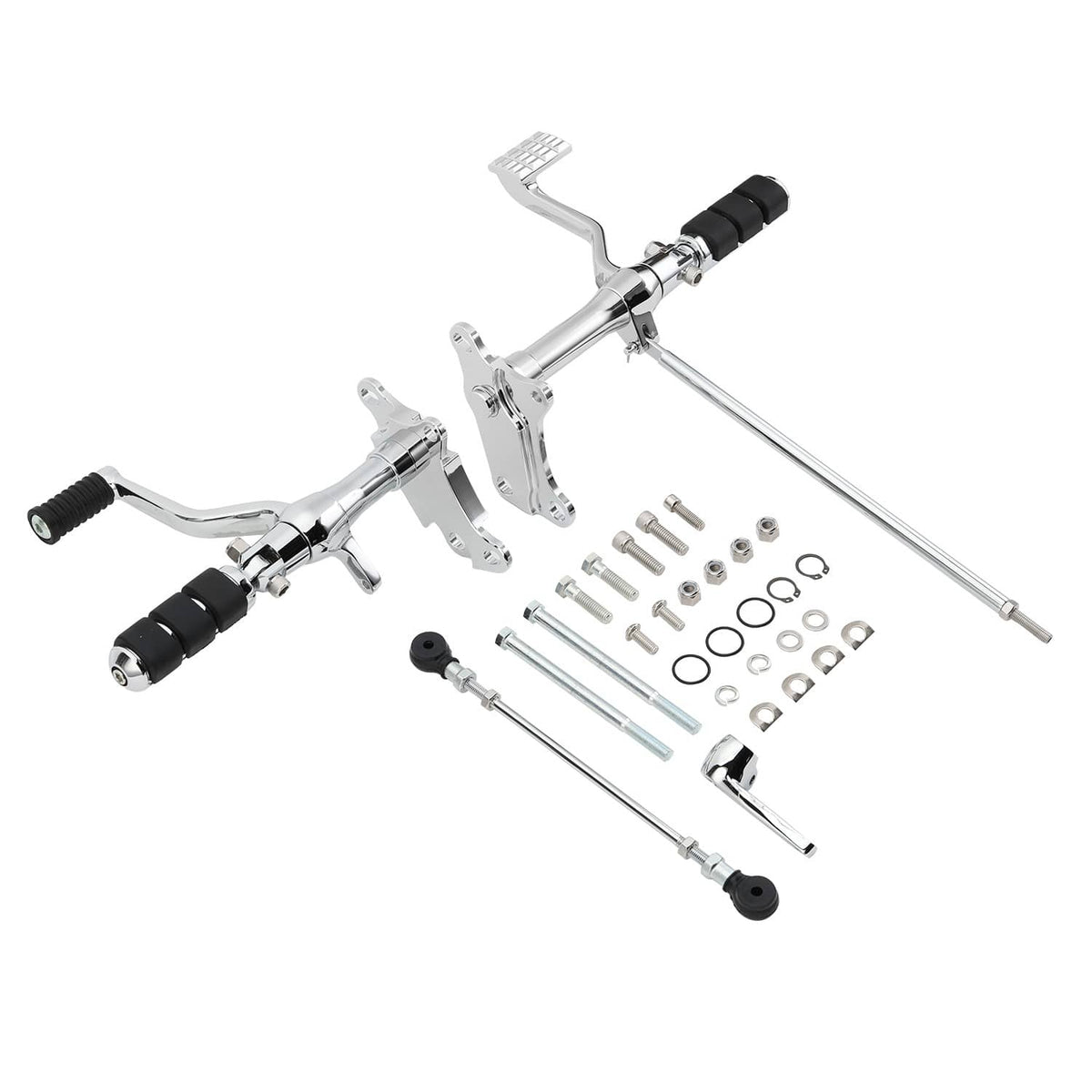 Solidspare Complete Forward Control Pegs Levers & Linkage For Sportster 883 1200 1991-2003