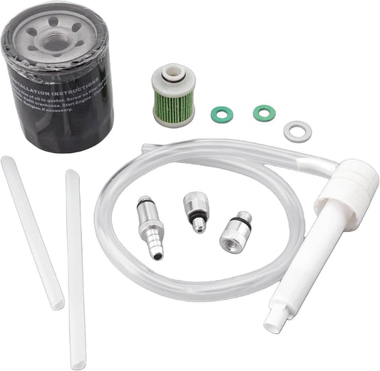 Solid Spare Outboards 100 Hour Oil Maintenance Kit for Suzuki DF 150 175 200 HP 15412-92J00