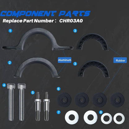 Solid Spare for Dodge WD Durango 2011+ Upgrade Driveshaft Center Support Bearing Carrier