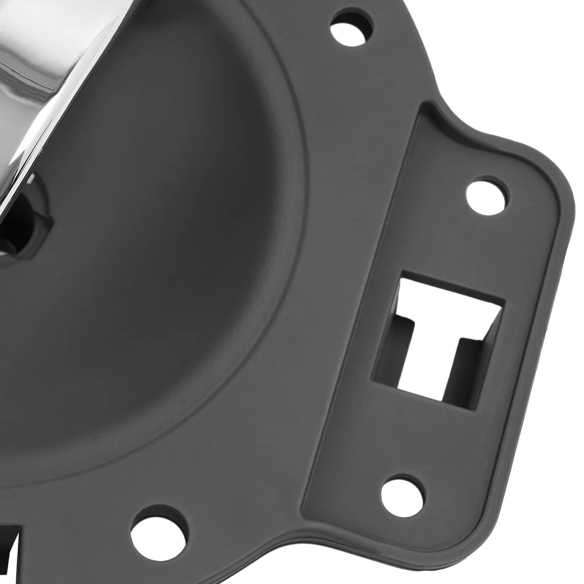 Solid Spare For JEEP COMMANDER 2006-2010 Front Rear Inside Door Handles Chrome & Gray Set 4