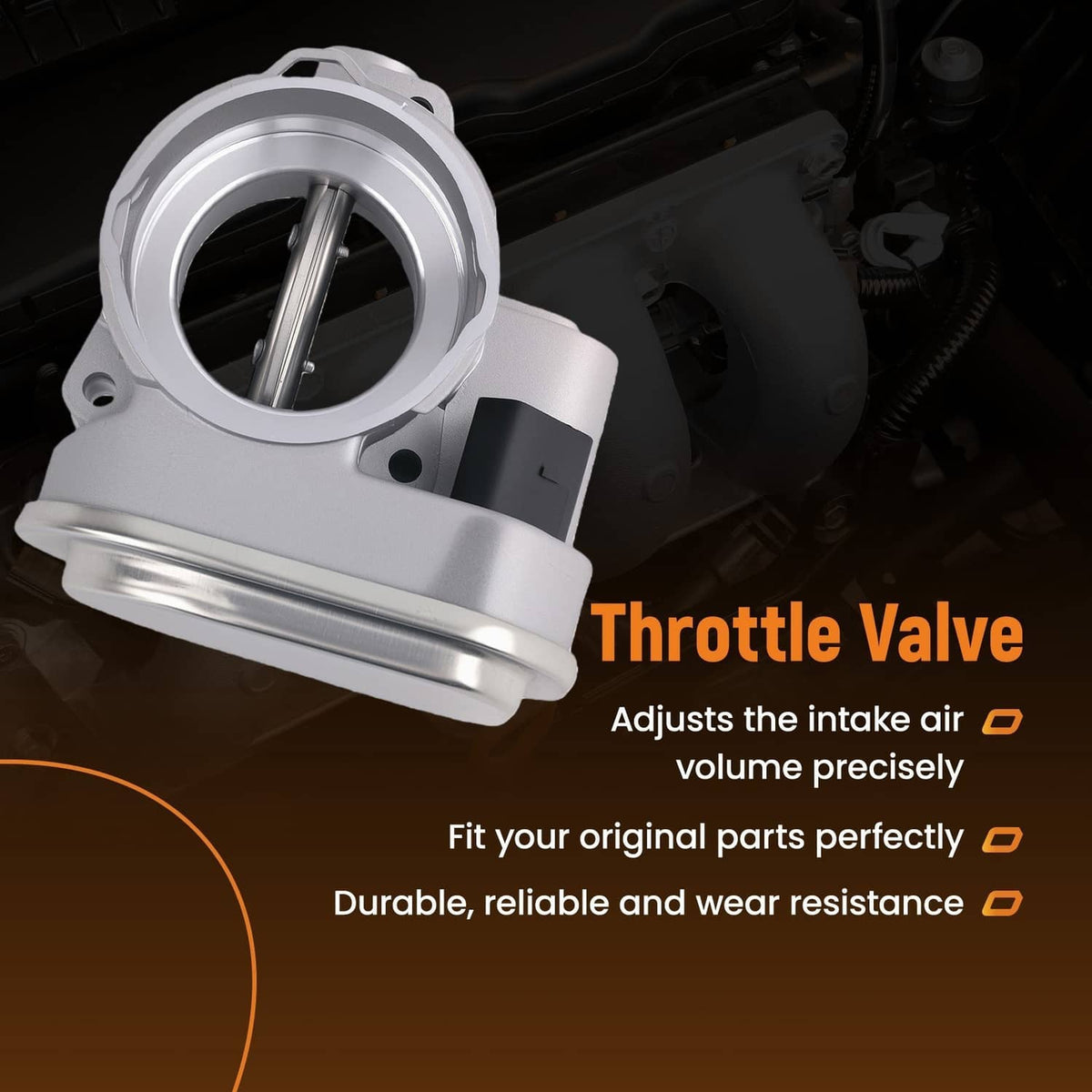 Solidspare Throttle Body 038128063L For VW BEETLE 2004-2006 GOLF 2004-2006 JETTA 2004-2005