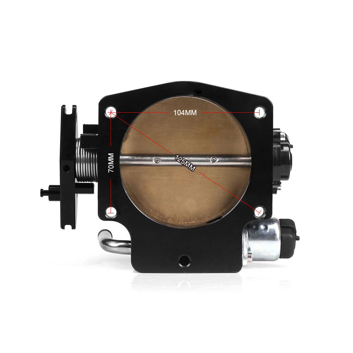 Solidspare 92MM Throttle body+TPS IAC+Adapter Plate For Chevy GM Gen III LSX LS LS1 LS2 LS7