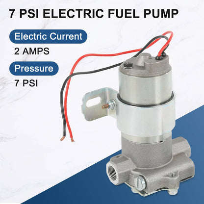 Solidspare 7 PSI Universal High Flow Electric Fuel Pump 97 GPH For Holley Demon Carburetor