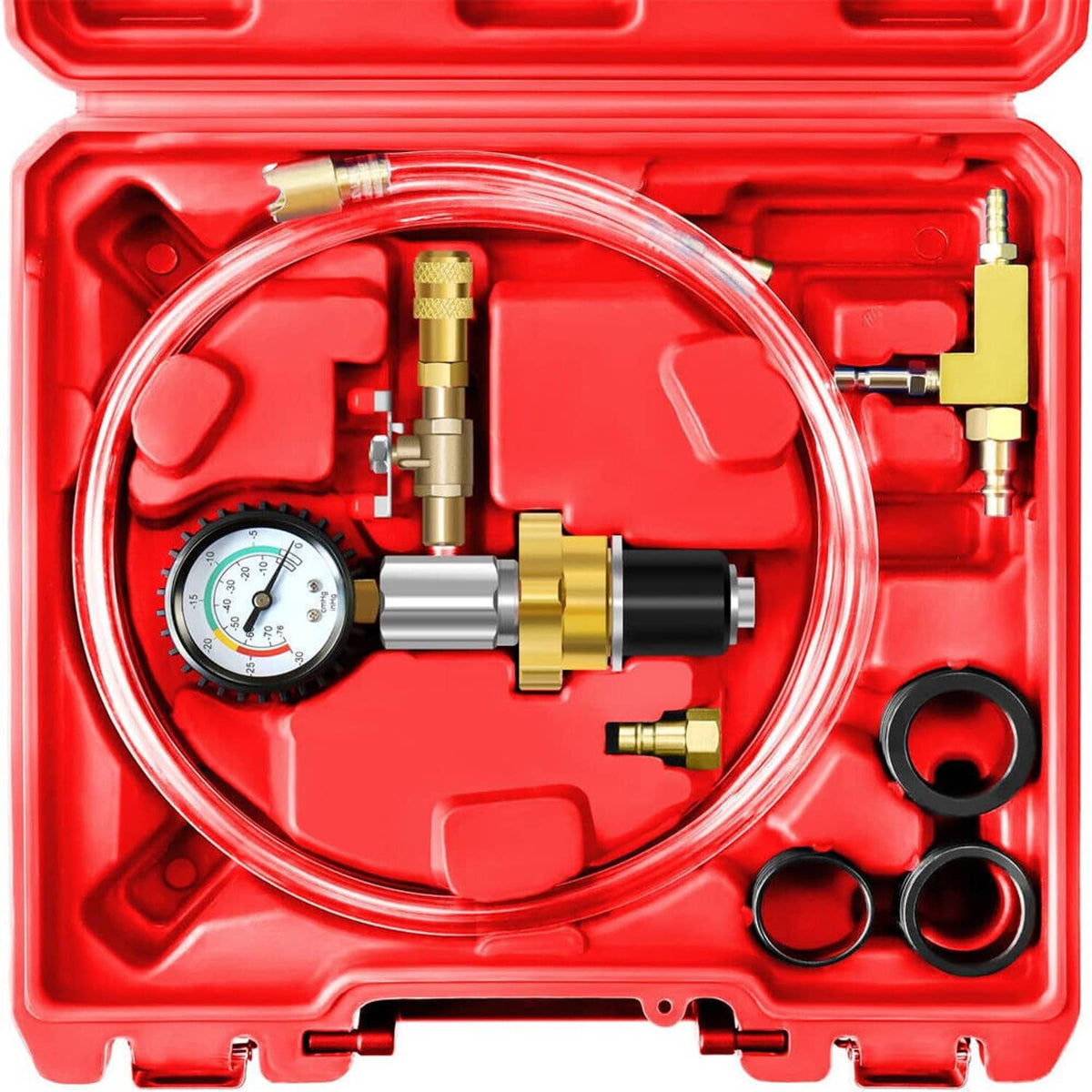 Solidspare Auto Coolant Vacuum Kit Cooling System Vacuum Radiator Kit Refill & Purging Tool