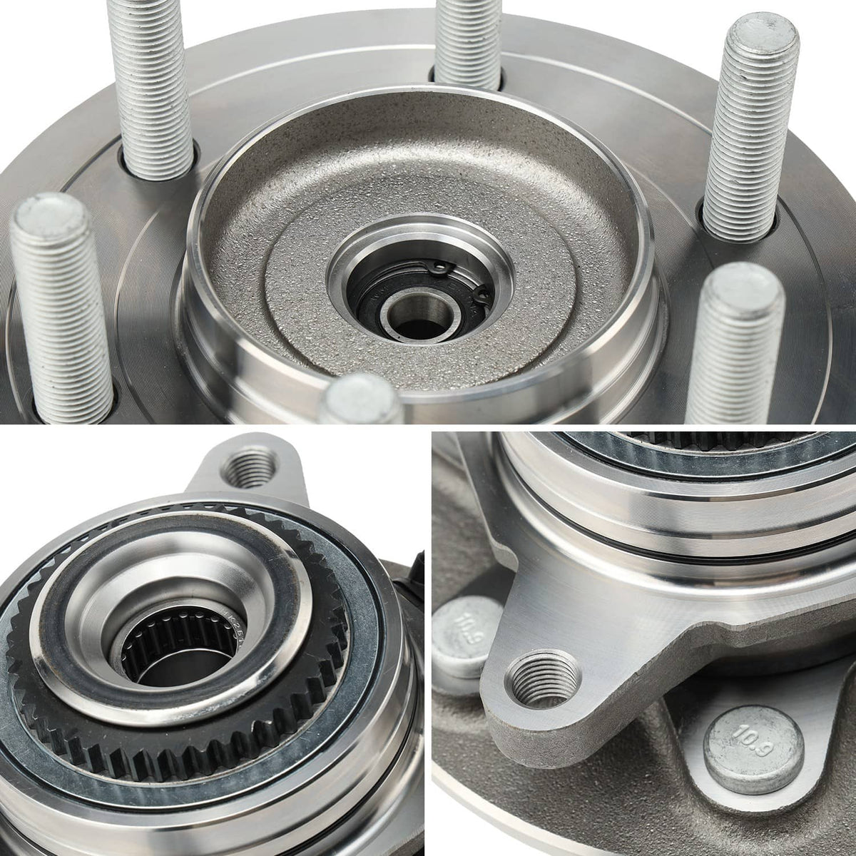 Solidspare Pair Front Wheel Bearing Hub Assembly for Ford F-150 F150 2018 2019 2020 4WD