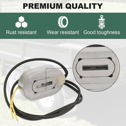 Solidspare 2pcs 12-1/4"x3-3/8 Electric Trailer Brake Magnet Replacement Kits for 10K axle