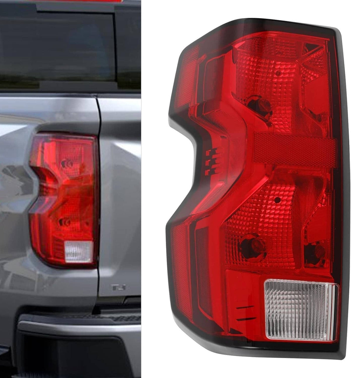 Solidspare Left Driver Side Tail Light Halogen For 2023-2024 Chevrolet Colorado w/ Bulb New