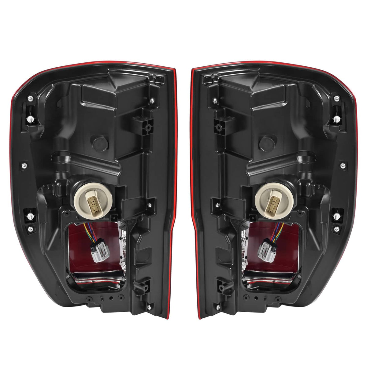 Solid Spare LED Tail Lights Tail Lamps w/Blind Spot For Ford Ranger 2019 2020 2021 2022 2023
