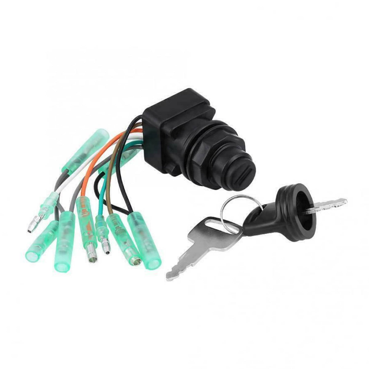 Solid Spare Ignition Key Switch Assembly Control Box For Suzuki Outboard 37110-99E00 / 92E01