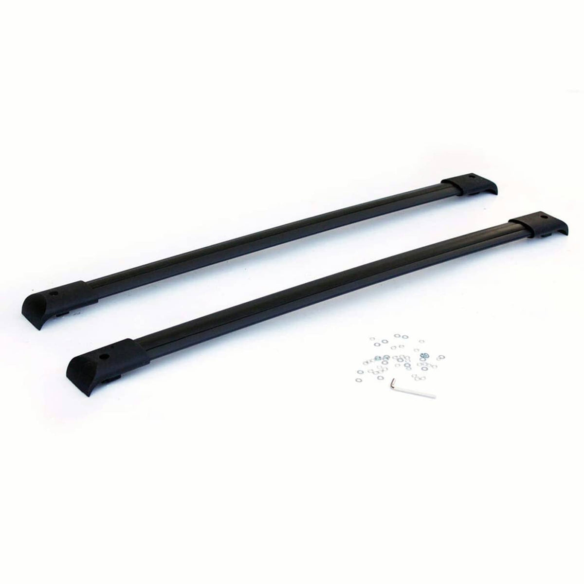 Solidspare Aluminum Roof Rack Top Rail Cross Bar Pair Fits For 2003-2008 Honda Pilot