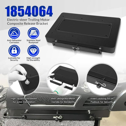 Solidspare 1854064 MKA-64 Quick Release Bracket fit for Ulterra, Terrova, PowerDrive, Black