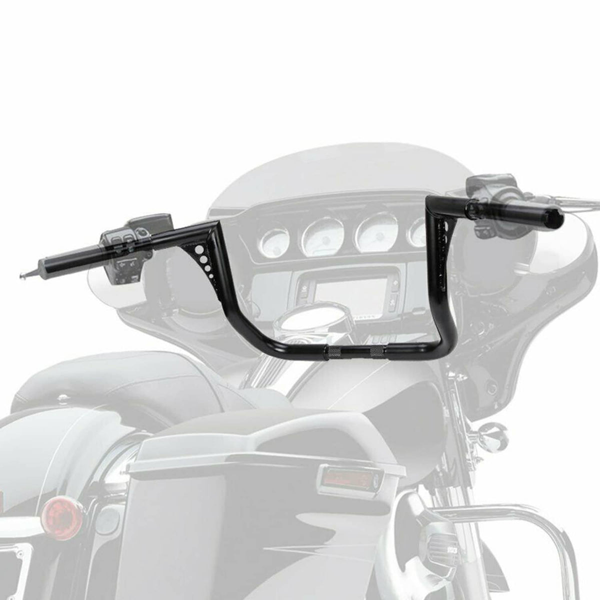 Solidspare DNA 12" Monkey Bagger Meathook Bar Handlebar For Harley Electra Street Glide FLH