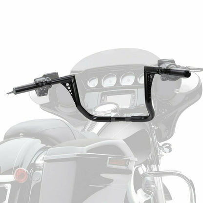 Solidspare DNA 12" Monkey Bagger Meathook Bar Handlebar For Harley Electra Street Glide FLH