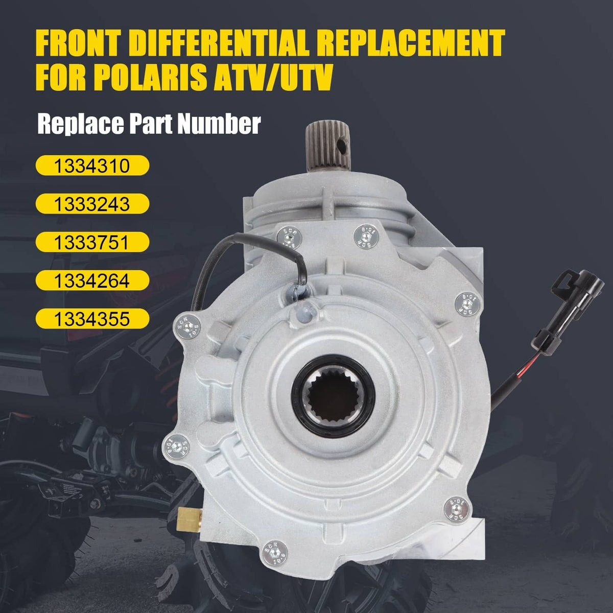 Solidspare For Polaris Ranger front differential 1000 900 1333243 1334310 1333751 1334264