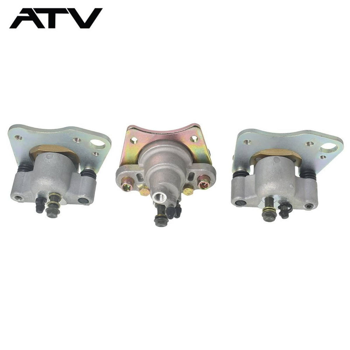 Solidspare Front & Rear Brake Calipers w/Pads for Polaris Sportsman 500 570 800 2008-2014