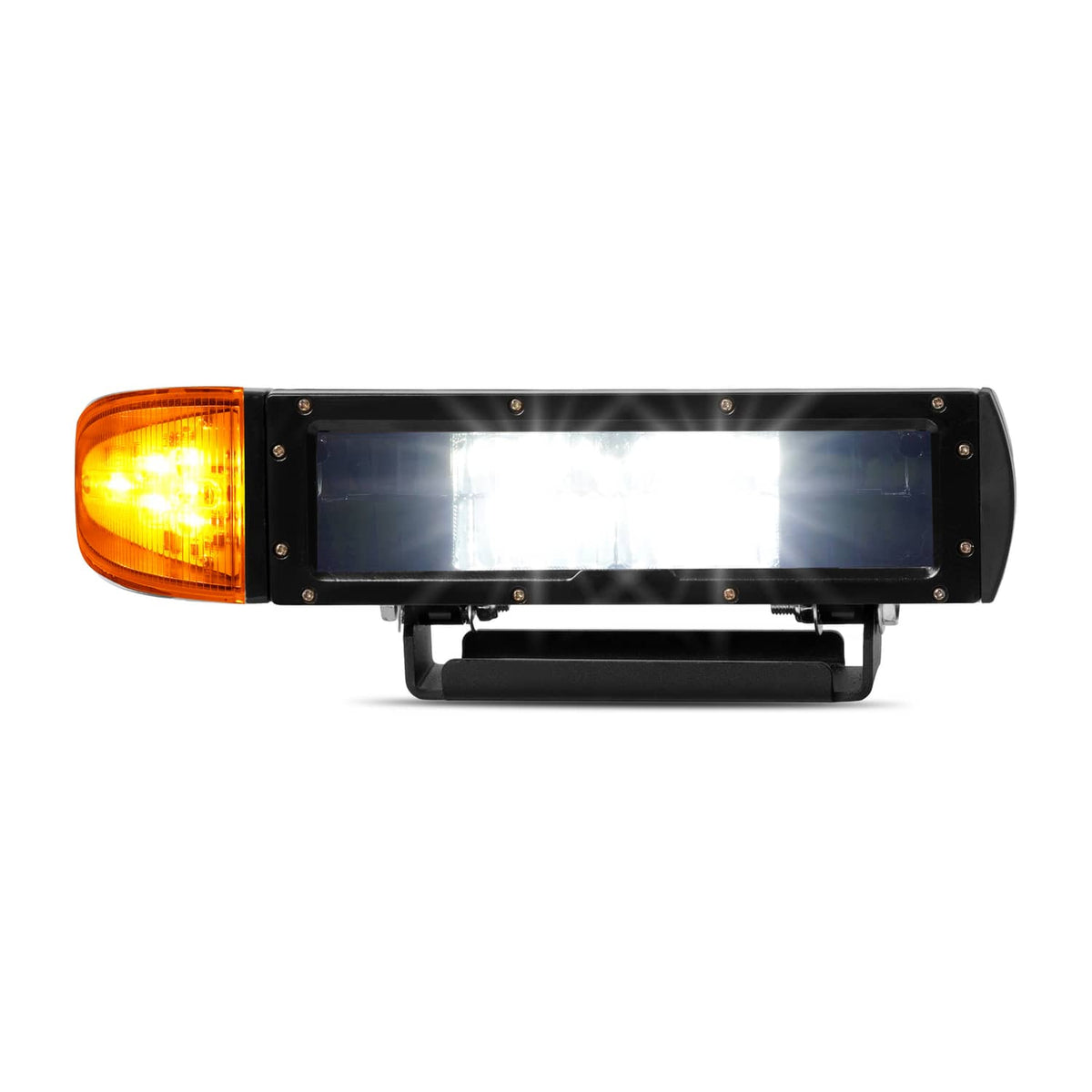 Solidspare 2PCS Headlight Heated LED Plow Lights Universal Replace For 1312100