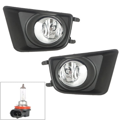Clear Fog Lights Bumper Driving Lamp+Switch+Bulbs For 2012-2015 Toyota Tacoma