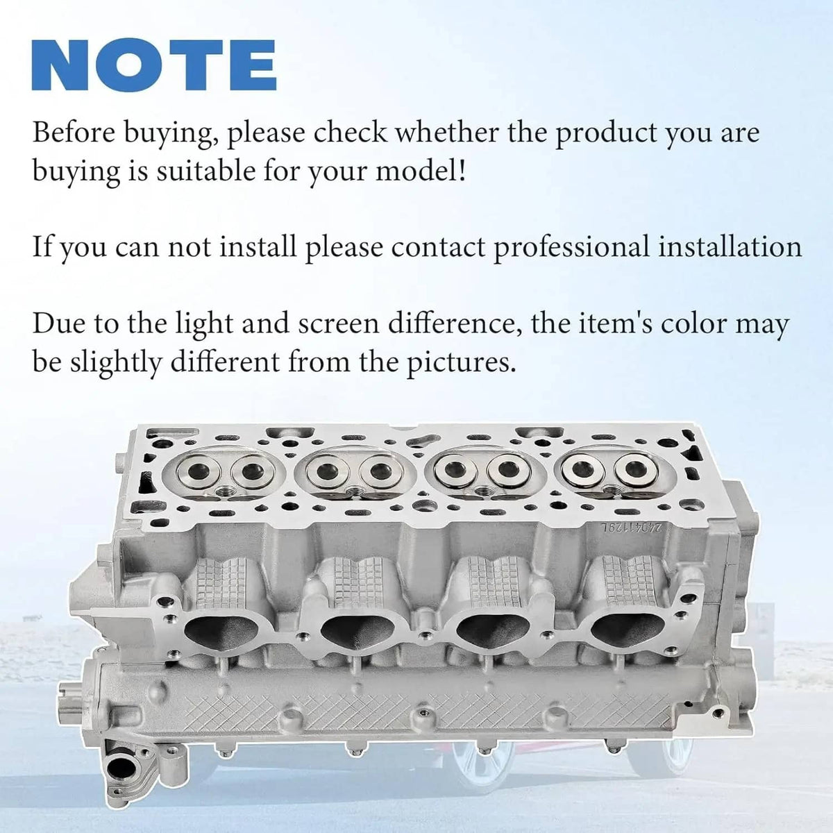 Solidspare Cylinder Head 55568116 Fits Chevy Cruze Sonic 1.8 Dohc 2011-2018 Dual VVT Cast