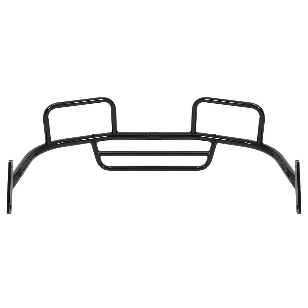 Solidspare Front Brush Guard For E-Z-GO ST350 1996-Up Golf Cart Black Steel Powder Coated